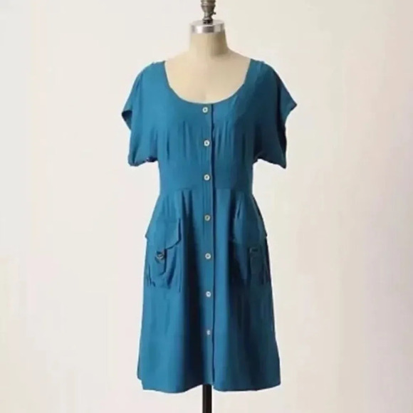Anthropologie Dresses & Skirts - MAEVE by ANTHROPOLOGIE Staysail Shirt Dress in Black‎